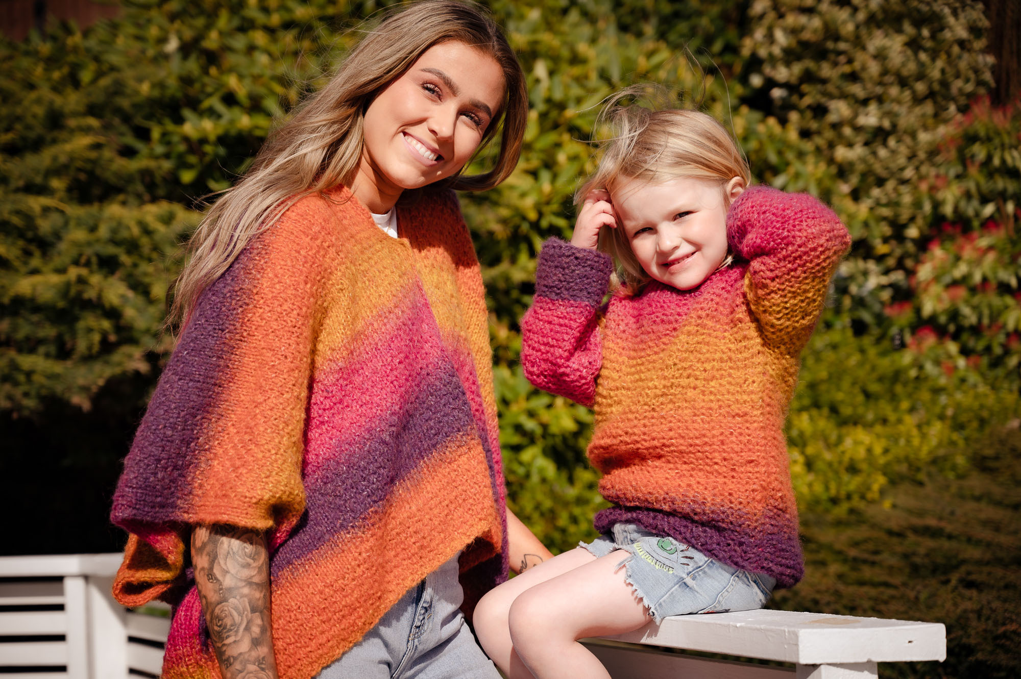 150 307 03 GG Vivia Poncho Oransje 01