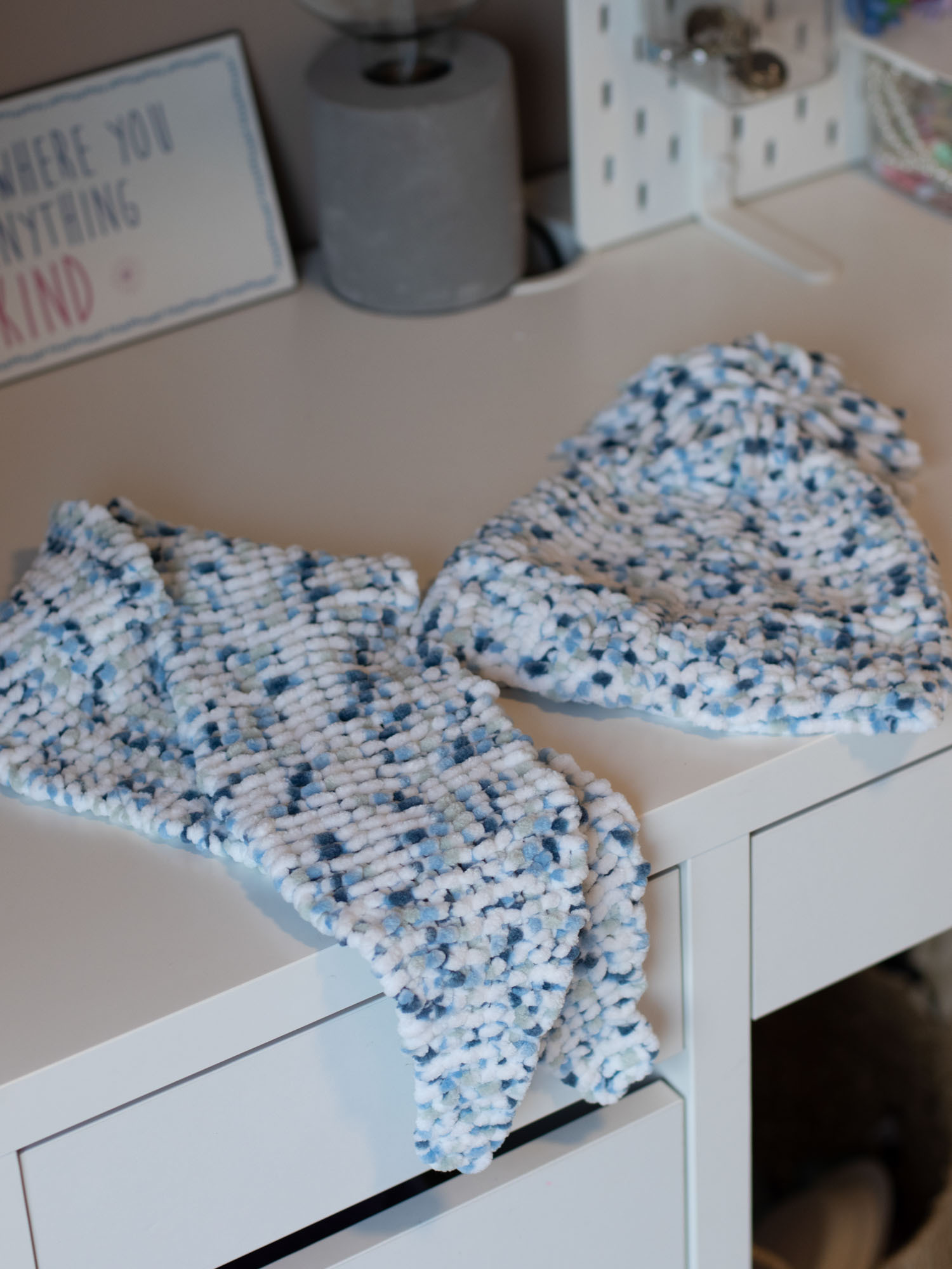 150 329 03 GG Natacha Lue Skjerf Blå 01