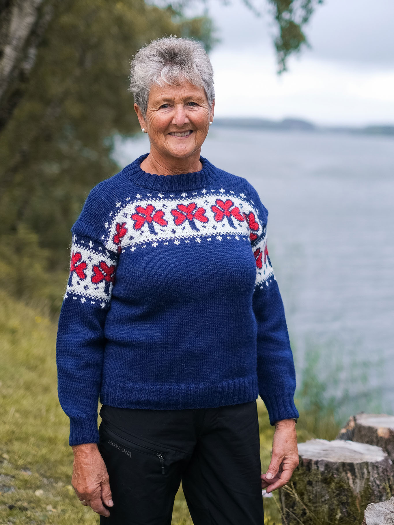 355 135 04 DSA Kløver Genser Marine 01