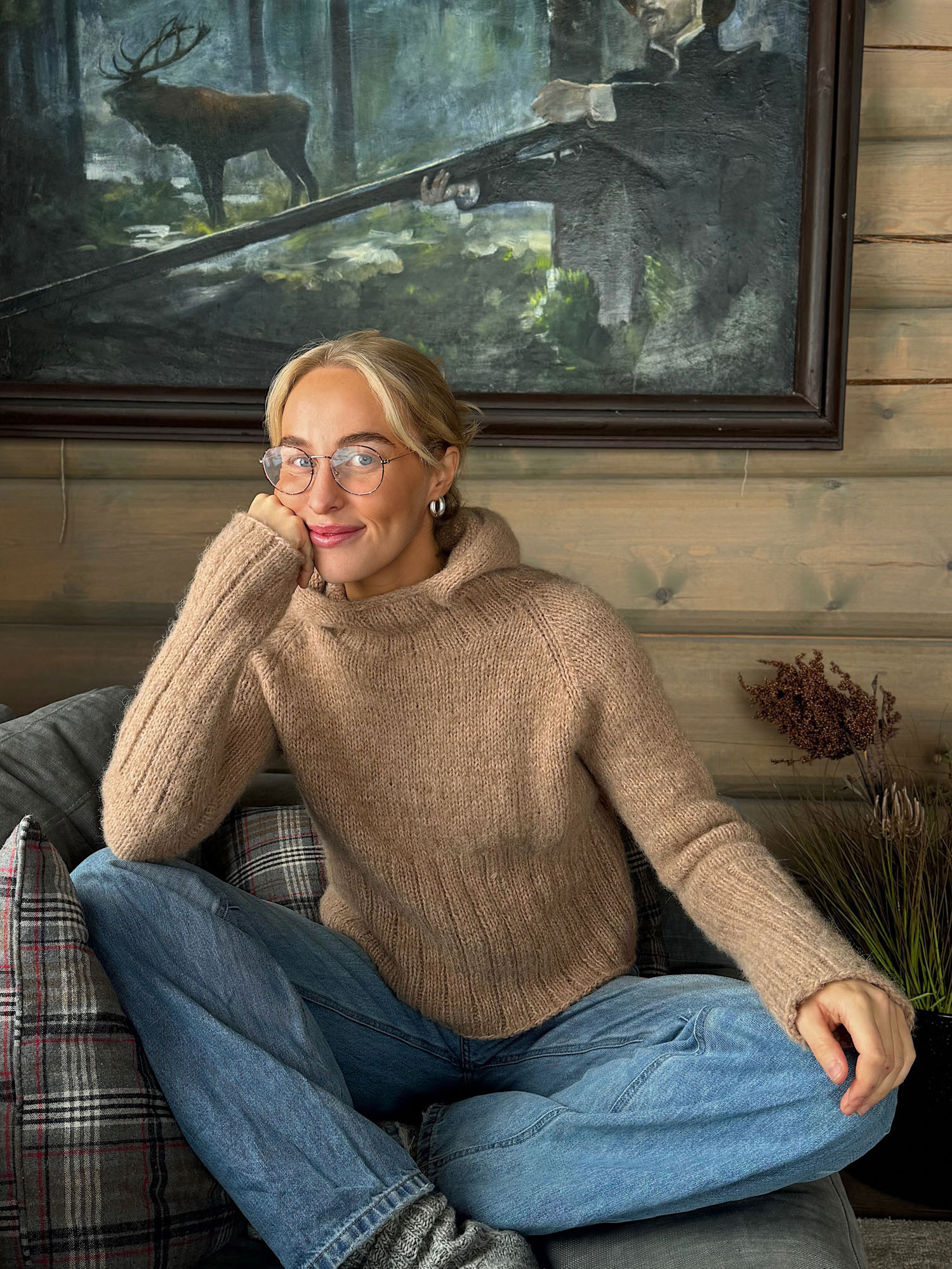 755 OK 07 02 OK Krogh Storm Hettegenser Kamel 01