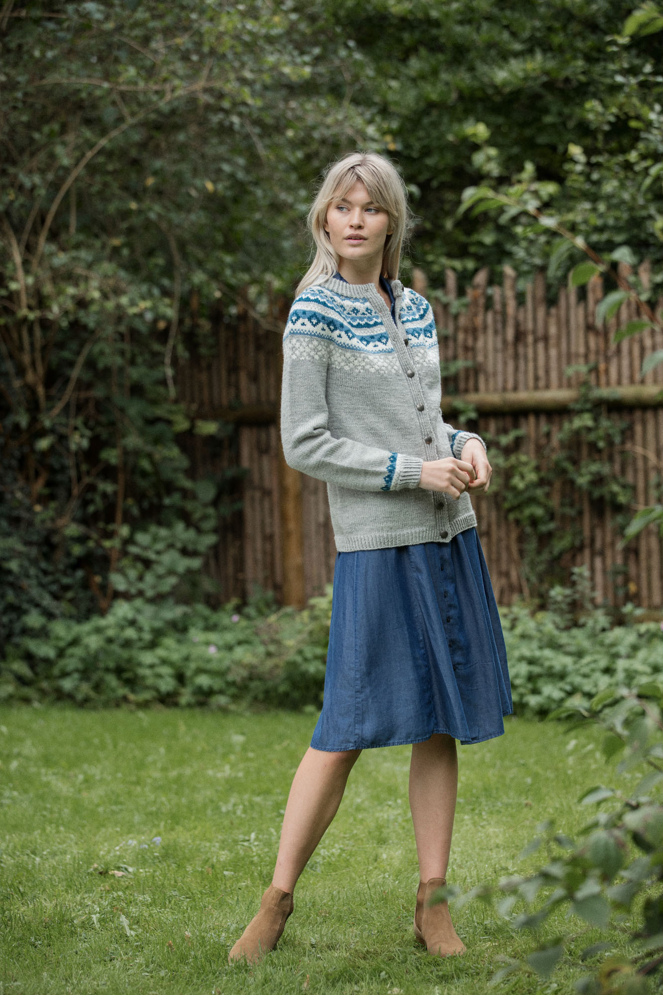 MG 01 04 MG Mjuk Frost Jakke Lys Gråmelert