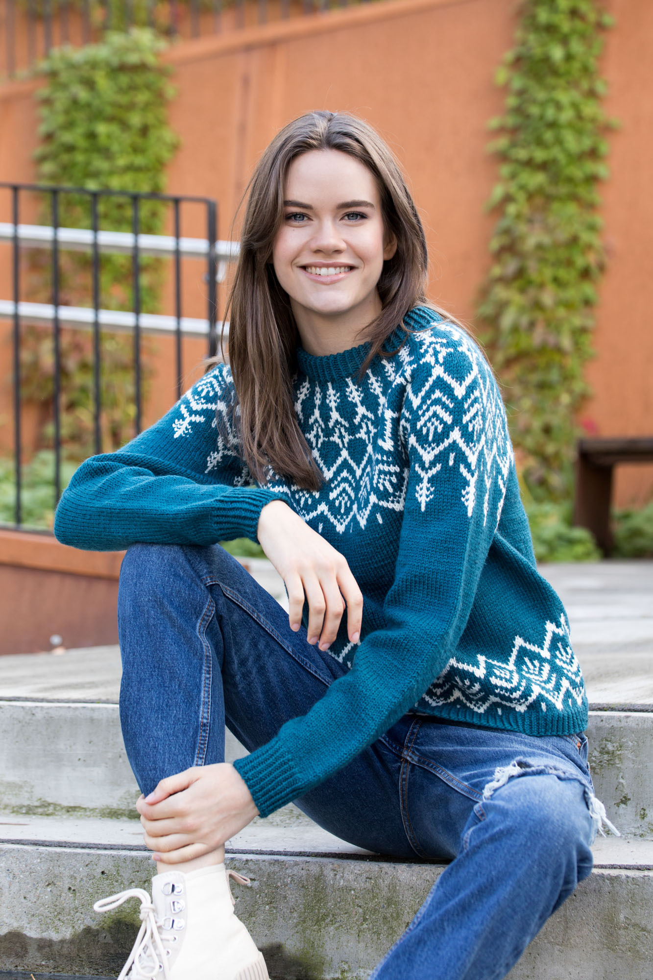 MG11 02 MG Mjuk Longeli Genser Petrol 01