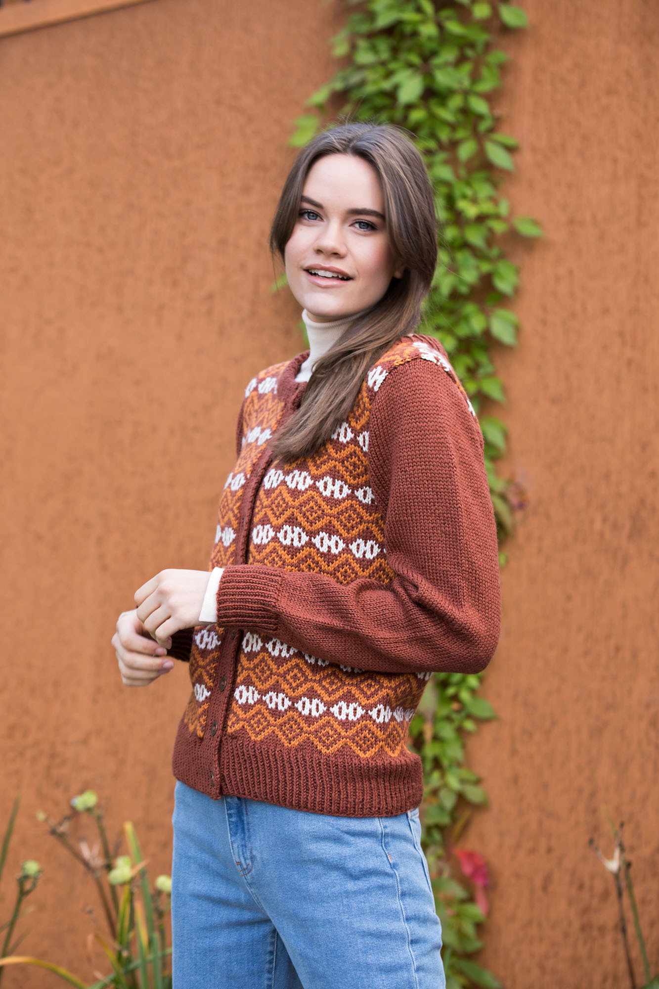 MG11 03 MG Mjuk Flørli Jakke Varmbrun 01