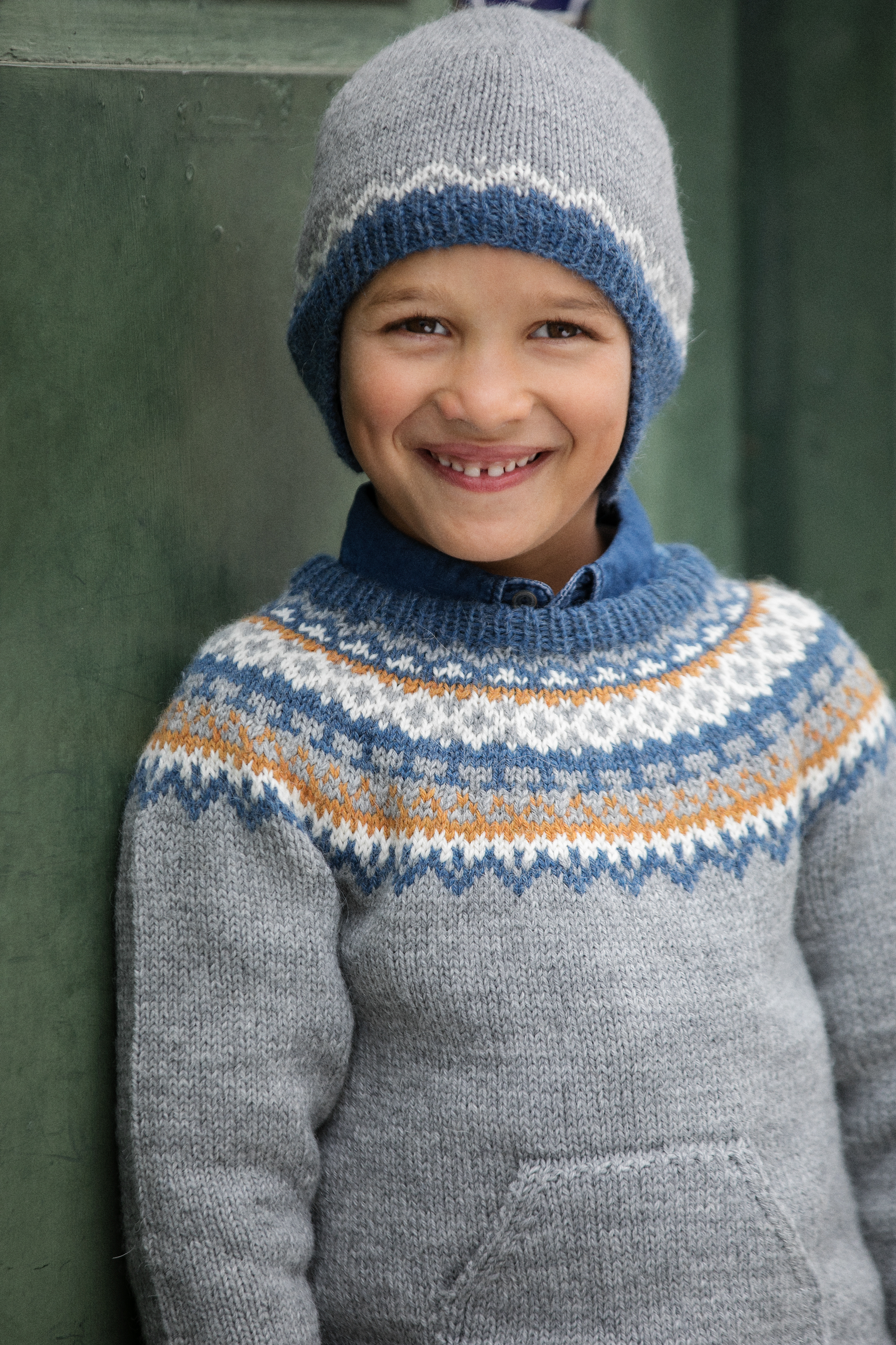 355 69 09 DSA Nikko Genser Lue Grå