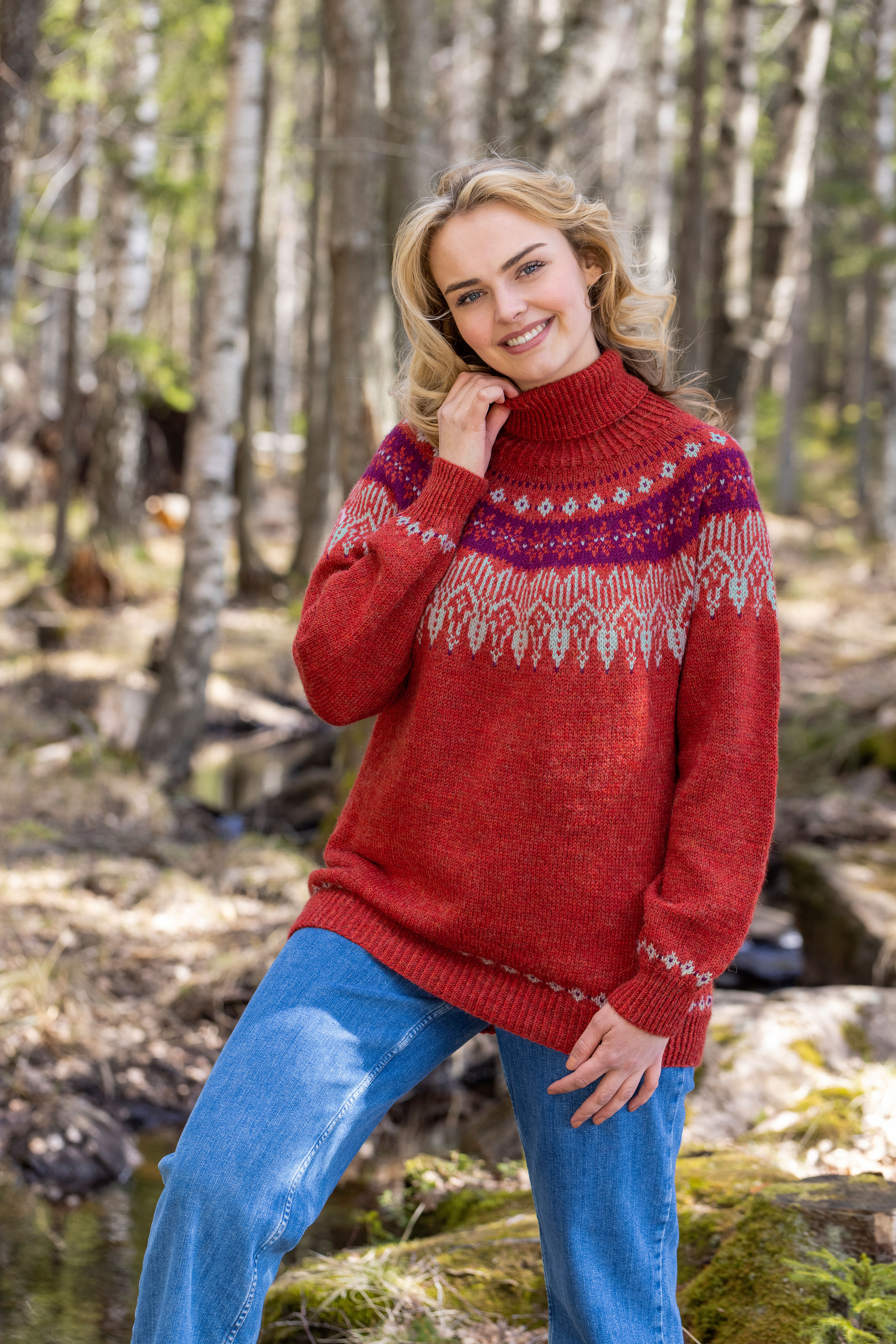 Houseofyarn Kvitfjell genser