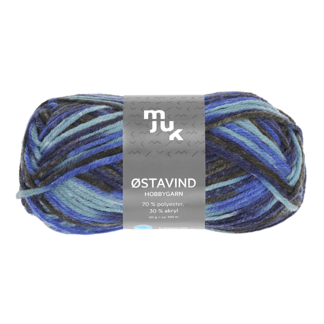 468 Blåfarget print